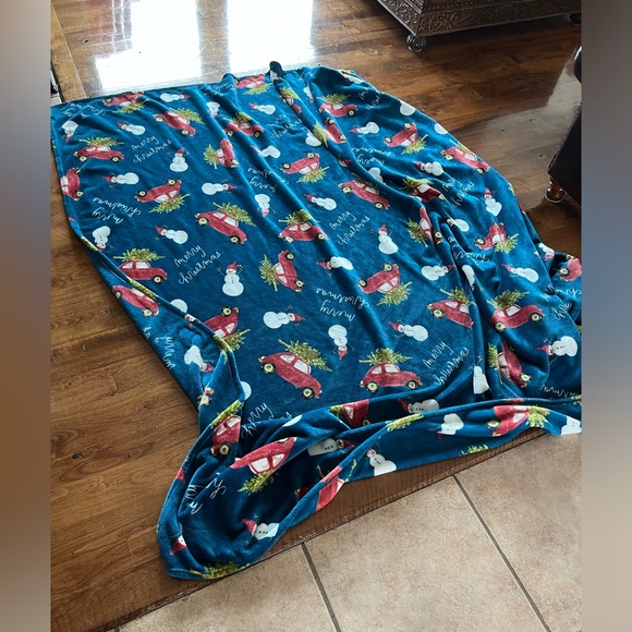 Rae Dunn Bedding Xl Super Soft Rae Dunn Blanket With Snowmen 89 X